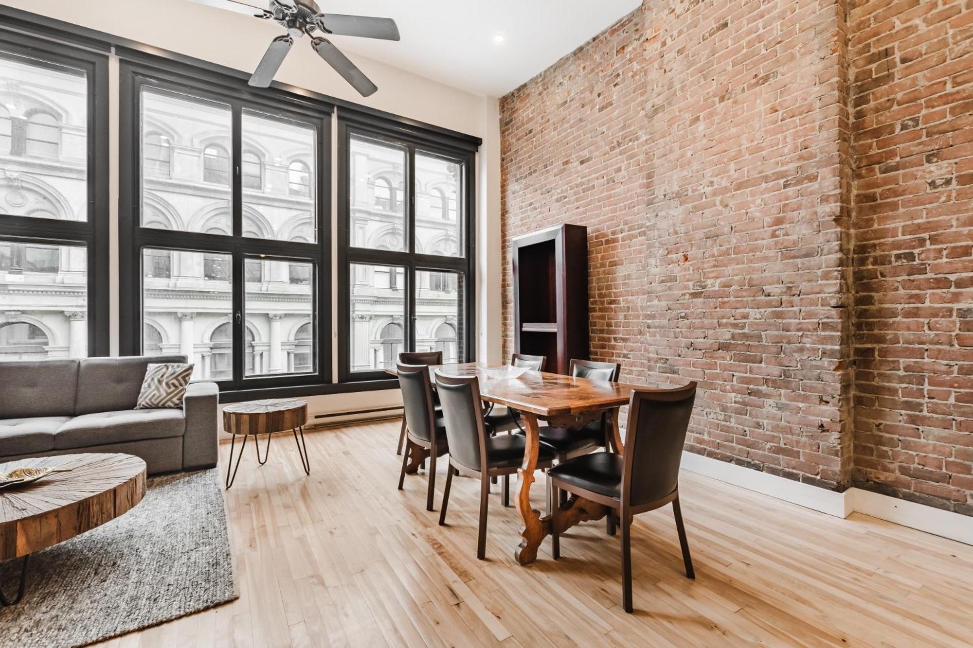 מונטריאול Elegant 3 Bedroom Apartment In Old Port - 302 מראה חיצוני תמונה